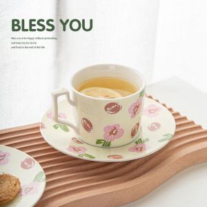 Wholesale Ceramic Porcelain Mug For Business Gifts Vintage European Coffee Tea Cup And Saucer Mugs from china suppliers