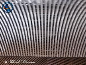 Custom Ss316l Wedge Wire Screen Panels For Sediment Filtration