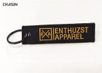 Commemorative Embroidered Fabric Keychain / Airplane Pilot Key Tag