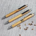 Eco friendly promotional custom wooden Bamboo ball pen