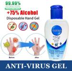 70ml Rinse Free Disposable Hand Sanitizer 75 Percent Alcohol Quick Drying