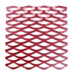 Color Red Aluminum Expanded Metal Wire Mesh As Facade For Building