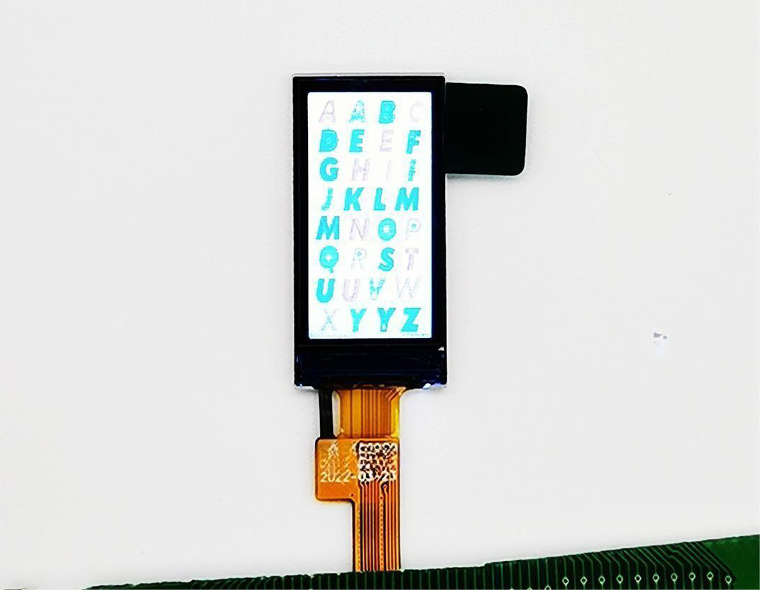 Bar Type 0.96 Inch TFT Display , Screen 80x160 13pins, SPI Interface 600cd/M2