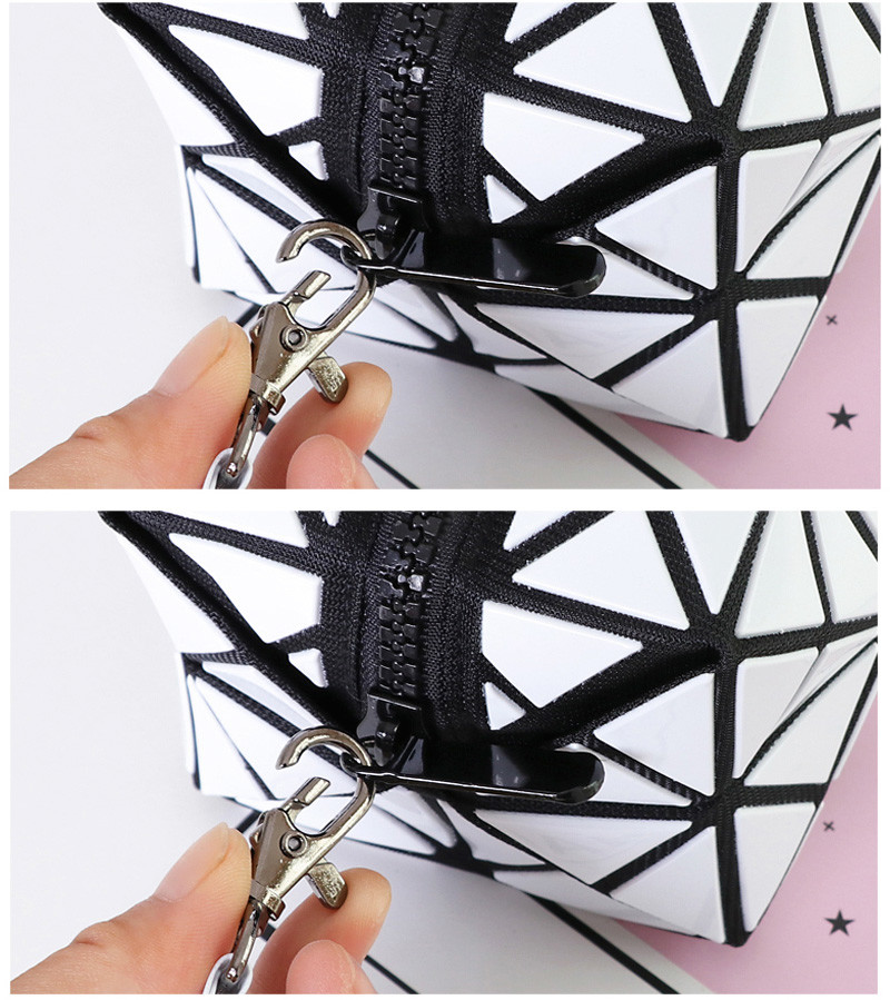 Beautiful Fashion Girl 3D PU Travel Cosmetic Bag