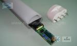 2016 Isolated LED 2G11 tube 4 pins replacement lamp frosted cover bridgelux chip