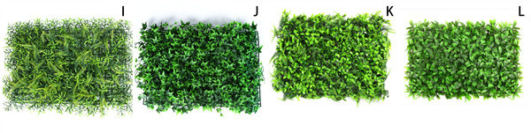 Artificial Flower Lawn Synthetic Vertical Garden Eco Friendly 1001D 1001E