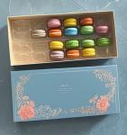 Durable Fresh Macaron Packaging Box Premium Gift Box 6 Pieces Of French Sandwich