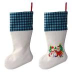 Personalised Sublimation Christmas Ornament Blanks Linen Christmas Stocking