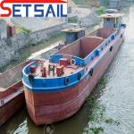 Inland Waterway Sand Transportation Barge for Jet Suction Dredger at 12kn/H