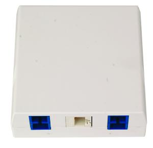 Wholesale Fiber Optic Termination Wall Socket Single Family Unit For RJ45 And SC 86Type Mounting Box YH1043 from china suppliers