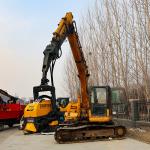 Forestry machinery harvester head for 10-20 tons excavator logging equipment