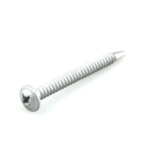 Wholesale Installation Stainless Steel SS304 Bi-Metal Bimetallic Wafer Head 60mm Length Self Drilling Screw ST5.5 For Metal Sheet from china suppliers