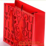 perfume paper bag, Paper packaging bag for make up, custom made paper bags,