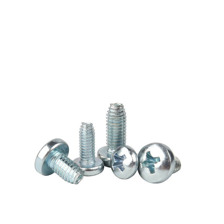 Galvanized DIN 7500 Cross Recessed Pan Head Thread Rolling Screws