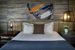 Hotel Standard Modern design Large Bed Room Leather Upholstered Headboard Bed