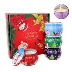 Amber Environmentally Friendly Scented Candles Metalized vanilla Scent