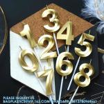 Colorful Happy Creative Birthday Number Sparkler Candle Cake Decoration Supplies