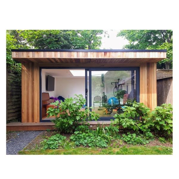 Prefabricated Sunrooms Glass Houses Expandable Wooden Container House with