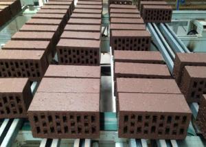 China Interlocking Clay Red Brick Making Machine With Dryer Chamber Project on sale
