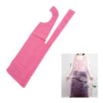 Unisex Disposable CPE Plastic Aprons , Plastic Bib Aprons For Restaurant /