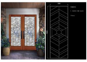 China Sliding Glass Door Hollow Stained Glass Panels Air / Argon Insulating on sale