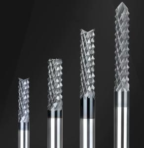 Wholesale Corn Shaped Tungsten Steel Milling Cutter Coated Carbon Fiber Plate PCB Gong Cutter from china suppliers