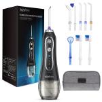 IPX7 Waterproof Cordless Freedom Water Flosser 5 Modes To Clean Teeth