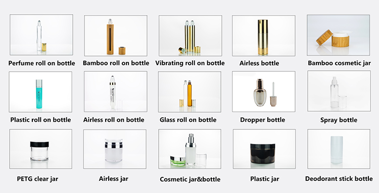 8ml Round Shape PP Injection Color Empty Cosmetic Packaging Hair Serum Roller Massage Bottle