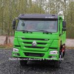 40 Ton 8x4 12 Wheelers 7800x2300x1600mm HOWO Dump Second Hand Truck