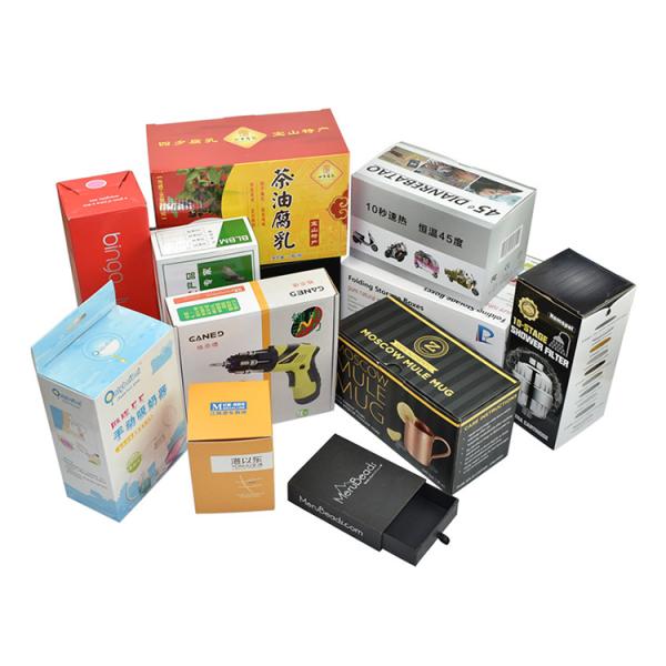 Art Paper Tuck End Custom Retail Box Packaging Box Logo for Luxury Retail