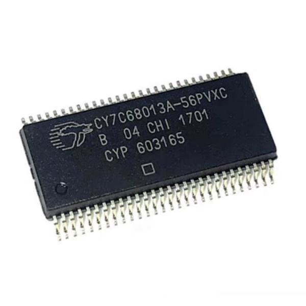 Single Chip MPU IC 8051 Microprocessor 480Mb/S CY7C68013A-56PVXC