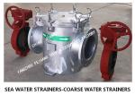 AS200 CB/T497-2012 Carbon Steel Galvanized Marine Coarse Water Filter/Carbon