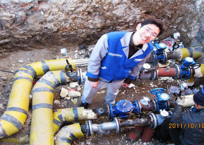 Electromagnetic Wastewater Flow Meter Ip68 Protection For Flow And Heat Measurement