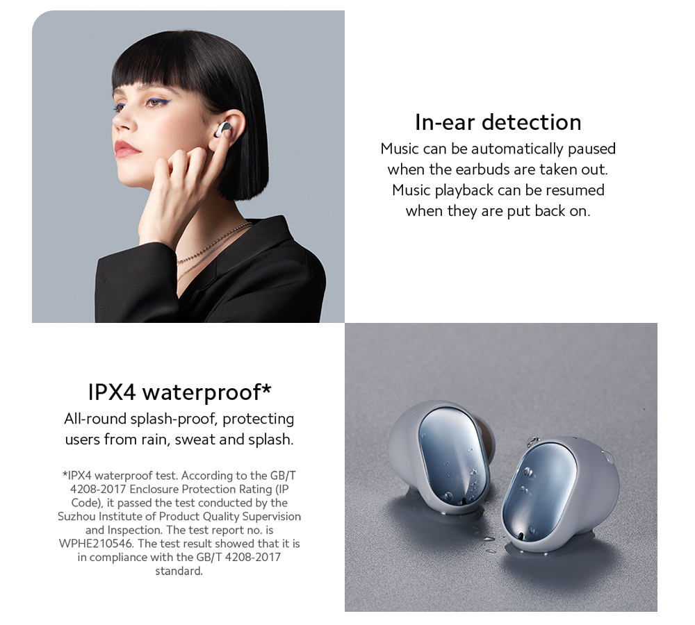 Global Version TWS Wireless Earphones Headphones 35dB ANC Dual-device Xiaomi Redmi Buds 3 Pro