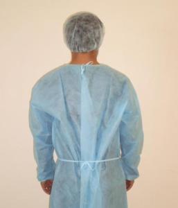 Wholesale Blue Nonwoven SMS 50gsm Patient In Hospital Gown from china suppliers