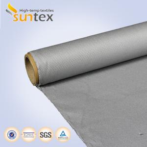 Wholesale Thermal Isulating Materials PU Coated Fiberglass Fabric 0.65mm M0 For Welding Protection Fireproof Blanket from china suppliers