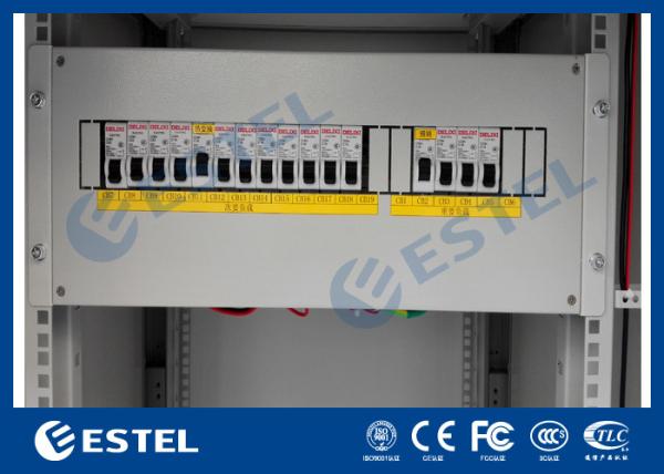 Rack Mount PDU Power Distribution Unit For Thermostatic Roadside Cabinets Surge