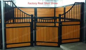 China Equipment Suppliers Water Proof Coating Horse Stable Fronts Door Gates Plans on sale