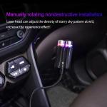 Two Color Car USB Ambient Lights Sky Night Roof Atmosphere Lamp