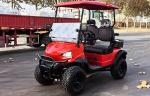 Red color 2 Seater Electric Off-Road Golf Cart High Power 12'' Tires 4kw Motor