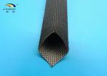 400 ℃ Flexible Black or White High Temperature Fiberglass Sleeving for Cables
