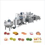 304 Flat Lollipop Making Machine / Candy Production Line 100-600kg/H