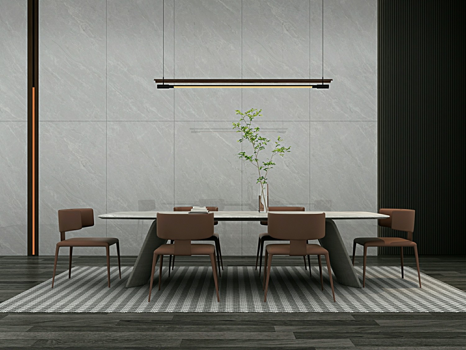 No Fade Anti-Slip Inside Floor 900x1800x9mm Porcelain Glazed Polished Tile For Restaurant And Decor