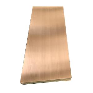 Wholesale Customized Metal Red Copper Plate Sheet Pure Polished C12000 C11000 C12200 300mm from china suppliers