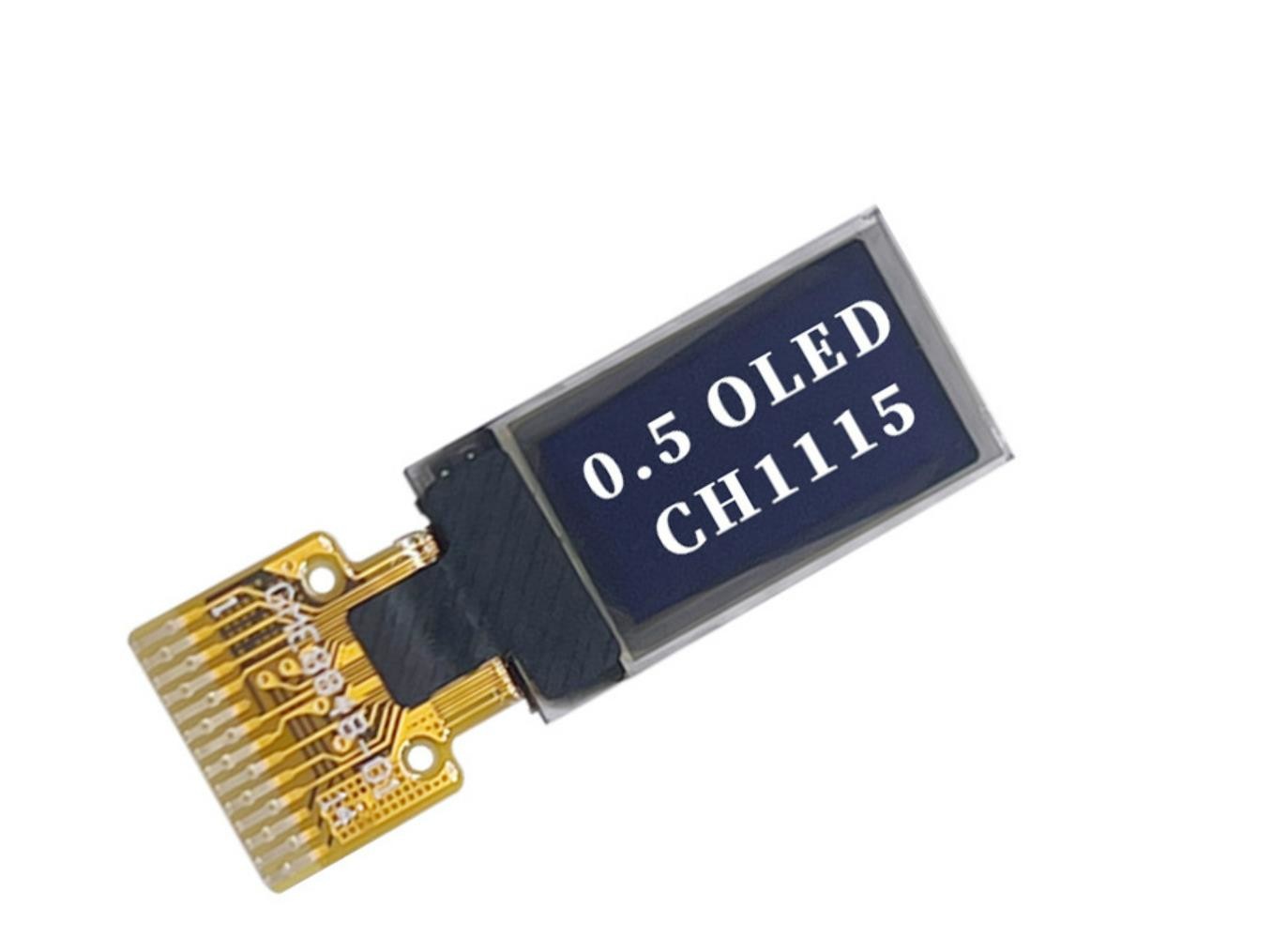 0.5 Inch PMOLED Display Module , 48X88 Resolution, 14pins IIC Interface, Driving IC CH1115