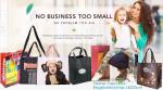 Printed Cotton Casual Tote Canvas Non Woven Bag, OEM customize logo hot sales