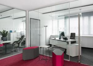 Wholesale Factory Direct Sales 79mm 90mm 108mm Aluminum Frame Thickness Glass Partition Wall from china suppliers
