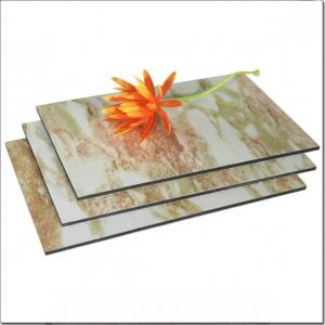 China Aluminium-Marble Composite Panel 1220*2440mm with 100% Recycled Polyethylence Core/Fireproof Core on sale