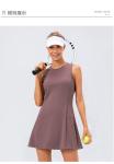 One Piece Floral Casual Dress Naked Feeling Anti Slip Ladies Golf Skorts
