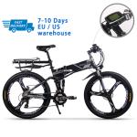 EU STOCK 26 Inch Wheel Folding Electric Bike Full Suspension Rich Bit Top 860